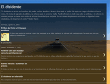 Tablet Screenshot of eldisidente.com